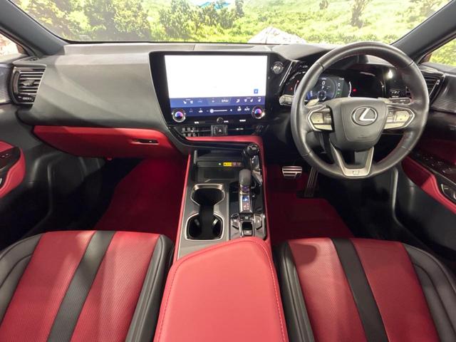 ＮＸ ＮＸ３５０ｈ　Ｆスポーツ　禁煙車　サンルーフ　全周囲カメラ　衝突被害軽減システム　レーダークルーズ　電動リアゲート　赤レザーシート　全席シートヒーター　前席シートエアコン　ドラレコ　コーナーセンサー　スマートキー　１００Ｖ電源（2枚目）