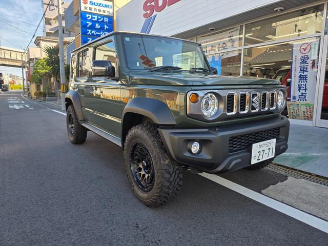 ジムニーノマド ＦＣ　ＦＣ　１インチリフトアップ（ビッグカントリー製、サスショックキット）社外ホイール　ジオランダーＭ／Ｔ　２２５／７０Ｒ１６　８インチナビ　バックカメラ　ＥＴＣ　Ｂｌｕｅｔｏｏｔｈ　フルセグ　ＬＥＤヘッド（6枚目）