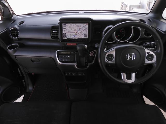 N-BOX GターボSSパッケージ ワンオーナー 8インチナビ(VXM-175VFEi) フルセグ バックカメラ ETC スマートキー 両側電動スライドドア シートヒーター HIDオートライト クルーズコントロール 衝突被害軽減ブレーキ(7枚目)