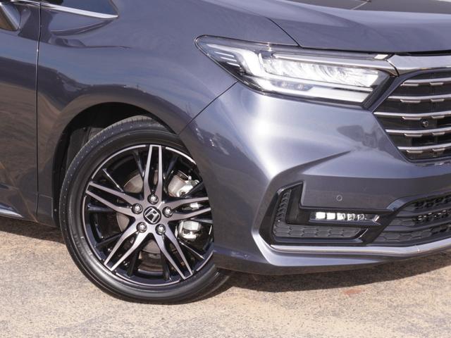 オデッセイハイブリッド ｅ：ＨＥＶアブソルート・ＥＸ　弊社デモカー　１１．４インチナビ　（ＬＸＭ－２４７ＶＦＬｉ）　フルセグ　全周囲カメラ　ＥＴＣ　ドラレコ（ナビ連動）　前後障害物センサー　電動リアゲート・本革シート　シートヒーター　ブラインドスポット（28枚目）