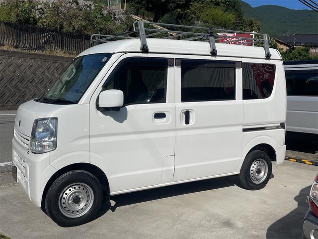 エブリイ ＰＣ　セーフティサポート装着車　デュアルカメラブレーキサポート　前後ドラレコ　禁煙車　カーナビ　ＢｌｕｅｔｏｏｔｈＥＴＣ　４ＡＴ　２ＷＤ　純正ルーフキャリア（4枚目）