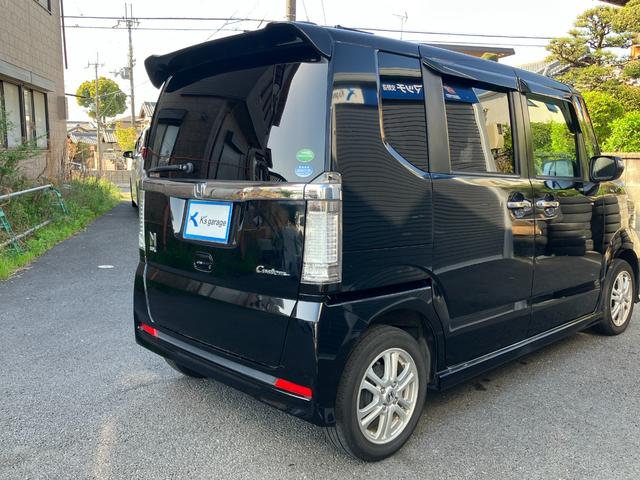 Ｎ－ＢＯＸカスタム Ｇ・Ｌパッケージ　両側スライド片側電動ドア　前後ドライブレコーダー　ＤＶＤナビ　ＴＶ　アイドリングストップ　シートアレンジ　ミラーウインカー　ベンチシート　ラジオ　ＥＴＣ　ブラック（12枚目）