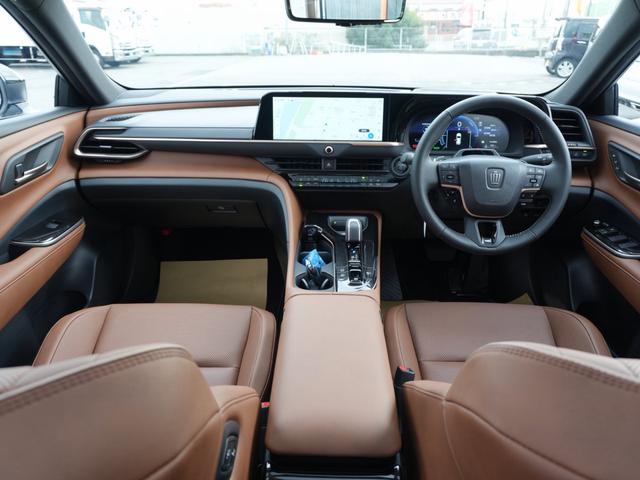 クラウンエステート Z 登録済未使用車 モデリスタフルエアロ 2.5Z E-Four 4WD 茶革(15枚目)