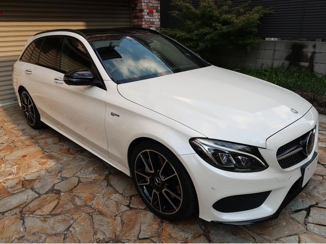 Cクラスステーションワゴン C43 4マチック ステーションワゴン クランベリーレッドレザーシート/Burmesterサウンド/レーダーセーフティ/ディストロニックプラス/12.3インチナビ/地デジ/バックカメラ/ETC/ヘッドアップディスプレイ(5枚目)