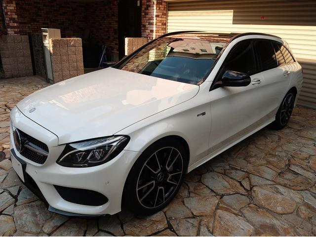 Cクラスステーションワゴン C43 4マチック ステーションワゴン クランベリーレッドレザーシート/Burmesterサウンド/レーダーセーフティ/ディストロニックプラス/12.3インチナビ/地デジ/バックカメラ/ETC/ヘッドアップディスプレイ(6枚目)