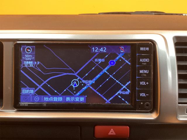 ハイエースワゴン GL ETC 全周囲カメラ ナビ TV クリアランスソナー レーンアシスト 衝突被害軽減システム 電動スライドドア オートマチックハイビーム スマートキー 電動格納ミラー AT(6枚目)