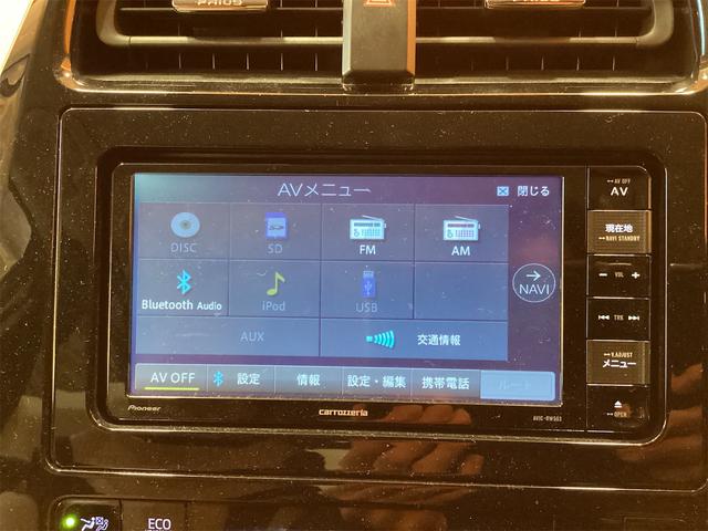 プリウス S ETC ナビ オートライト LEDヘッドランプ スマートキー 電動格納ミラー CVT 盗難防止システム 衝突安全ボディ ABS ESC CD Bluetooth(26枚目)