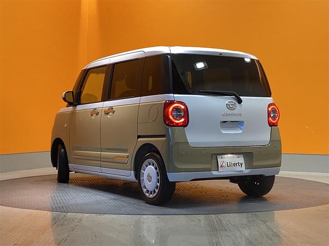 ムーヴキャンバス ストライプスG 両側電動スライドドア クリアランスソナー 衝突被害軽減システム オートライト スマートキー アイドリングストップ 電動格納ミラー シートヒーター ベンチシート CVT ESC エアコン(18枚目)