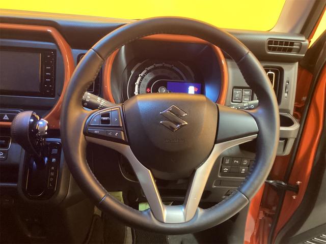 ハスラー ハイブリッドＸ　全周囲カメラ　クリアランスソナー　レーンアシスト　衝突被害軽減システム　オートライト　キーレスエントリー　アイドリングストップ　電動格納ミラー　ＣＶＴ　ＥＳＣ　アルミホイール（19枚目）