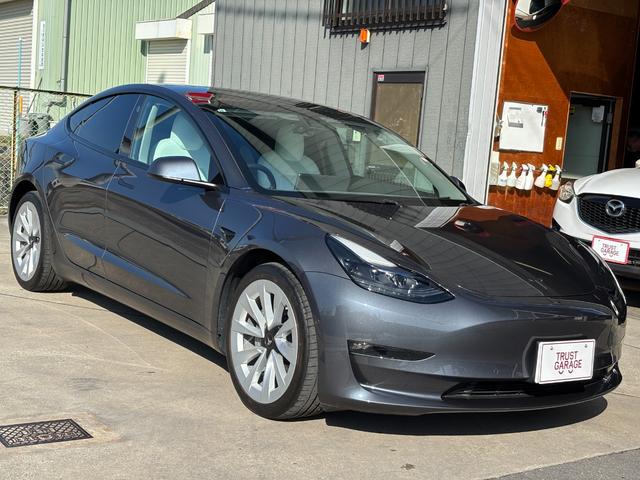 モデル３ ロングレンジ　ＡＷＤ　オートパイロット・クルーズコントール・ワンオーナー・本革シート・電動シート・フロント・サイド・バックカメラ・ガラスルーフ・電動シート・シートヒーター・ＬＥＤヘッドライト（2枚目）