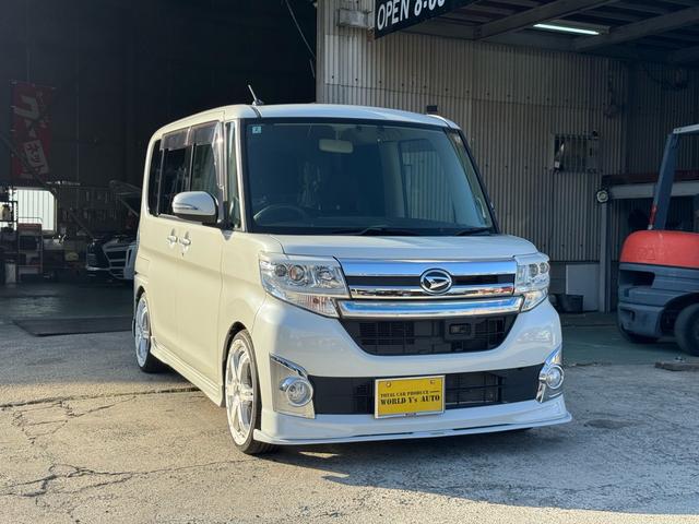 タント カスタムＸ　スマートセレクションＳＡ　ローダウン　リアスモーク　１７インチ　ナビ　バックカメラ　シャインゴースト　フロントエアロスポイラー　Ｂｌｕｅｔｏｏｔｈ　リアエアロ　ナンバーＬＥＤ　バックＬＥＤ　新品ワイパーボルト　新品メッキ（12枚目）