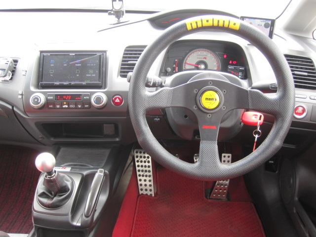 シビック タイプR 無限足回り 外マフラー 社外ナビ・フルセグTV(12枚目)