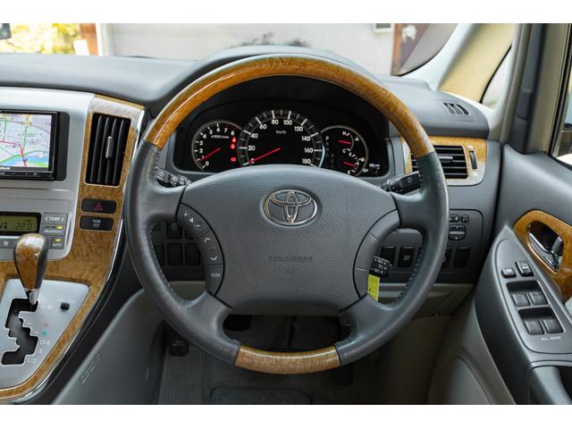 アルファードＶ ＭＺ　後期モデル　新品タイヤ　両側パワスラ　ストラーダメモリーナビ　フルセグ　ＤＶＤ　バックカメラ　スマートエントリー　クルーズコントロール　ＡＦＳ　ＥＴＣ　ヘッドランプレンズクリア再塗装（30枚目）