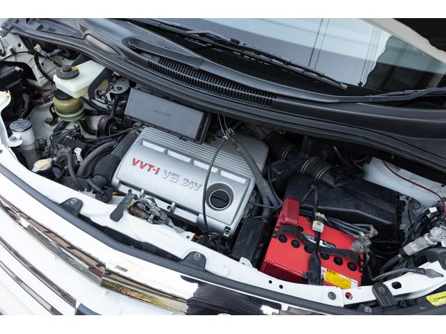 アルファードＶ ＭＺ　後期モデル　新品タイヤ　両側パワスラ　ストラーダメモリーナビ　フルセグ　ＤＶＤ　バックカメラ　スマートエントリー　クルーズコントロール　ＡＦＳ　ＥＴＣ　ヘッドランプレンズクリア再塗装（44枚目）