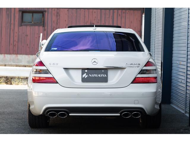 Sクラス S63 AMGロング 特別外装色ミスティックホワイト(パール) 左ハンドル 前期最終 記録簿12枚 キーレスゴー IWC ハーマンカードン パワートランク クロージングサポート ガラススライディングリーフ 全席パワーシート(19枚目)