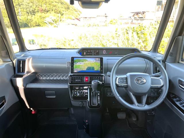 タント カスタムＲＳ　★禁煙車★純正９インチナビ★バックカメラ★両側電動スライドドア★衝突軽減システム★フルセグＴＶ★ＥＴＣ★ドラレコ★ＬＥＤヘッドライト★シートヒーター★Ｂｌｕｅｔｏｏｔｈ★スマートキー★点検整備付★（5枚目）