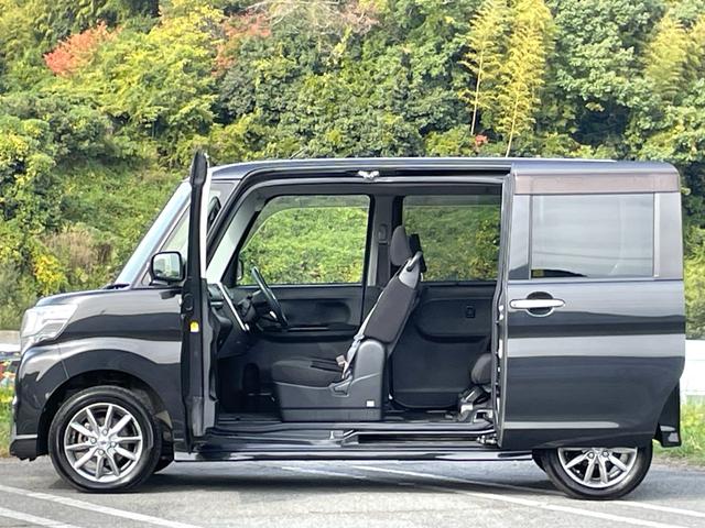 タント カスタムＸ　ＳＡＩＩＩ　禁煙車　社外ナビＴＶ　バックカメラ　パワースライドドア　衝突軽減システム　レーンキープ　シートヒーター　ＬＥＤヘッドライト　ＥＴＣ　スマートキー２個　ＵＳＢ接続可　ユーザー買取車　点検整備付き（33枚目）