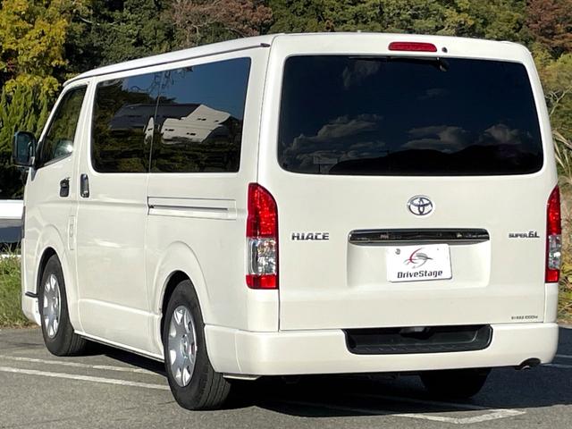 ハイエースバン スーパーGL ダークプライムII 禁煙車 ベットキット 社外ナビ フルセグTV 衝突軽減システム 両側電動スライドドア レーンキープ Bカメラ ETC LED フォグ ドラレコ Bluetooth USB スマートキー2個 車検整備付(7枚目)