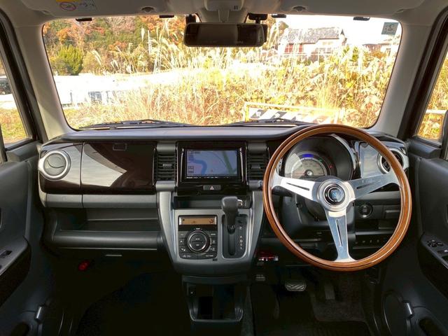 ハスラー Jスタイル 禁煙車 社外SDナビ 衝突軽減システム バックカメラ フルセグTV Bluetooth ETC シートカバー シートヒーター スマートキー2個 プッシュスタート DVD再生 HIDヘッドライト(3枚目)