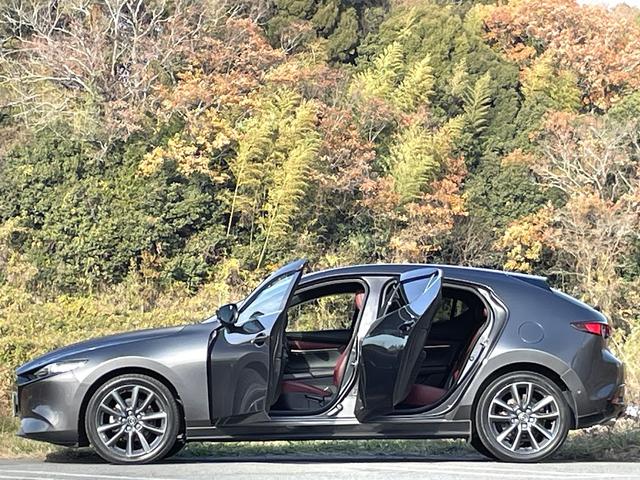 MAZDA3ファストバック 20Sバーガンディ セレクション 禁煙車 ワンオーナー 赤革シート 全方位カメラ BOSEサウンド レーダークルコン 衝突軽減システム レーンキープ ブラインドスポットモニター 純正ナビ フルセグTV シートヒーター スマートキー(33枚目)