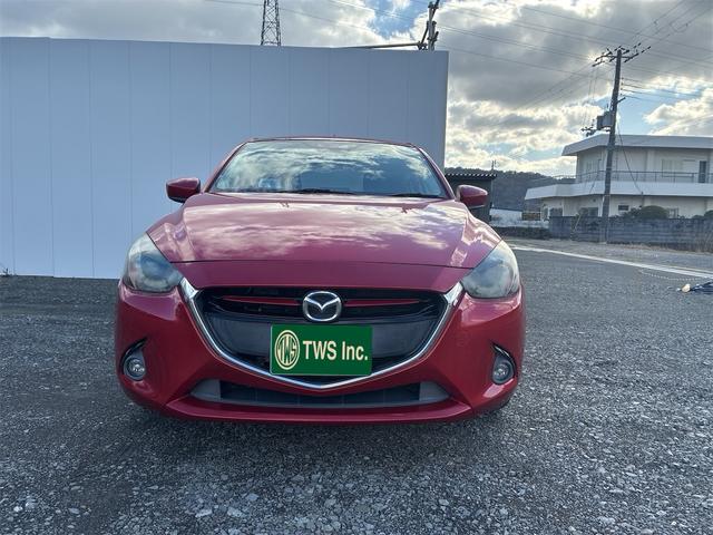 デミオ ＸＤツーリング　ブラインド・スポット・モニタリング（リア・クロス・トラフィック・アラート機能付）＋ハイ・ビーム・コントロールシステム＋車線逸脱警報システム、ＣＤ／ＤＶＤプレーヤー＋地デジＴＶチューナー（フルセグ）（2枚目）