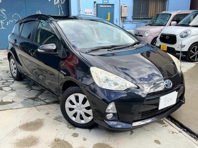 アクア Gブラックソフトレザーセレクション 純正ナビ TV バックカメラ スマートキー ETC(2枚目)