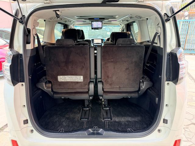 ヴェルファイア ３．５ＺＡ　Ｇエディション　サンルーフ　アルパインナビ　ＴＶ　アルパイン後席モニター　両側パワースライドドア　パワーバックドア　バックカメラ　スマートキー　ＥＴＣ　保証書　取説（40枚目）