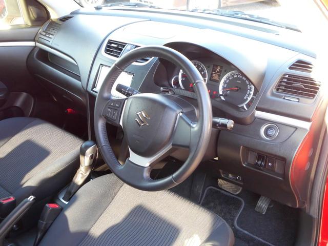 スイフト ＸＬ　修復歴無　故障診断実施済　カロッツェリアＨＤＤナビ　フルセグテレビ　バックカメラ　Ｂｌｕｅｔｏｏｔｈ　スマートキー　ＥＴＣ　革巻ステアリング　ＨＩＤヘッドライト　フロントフォグランプ　ウインカーミラー（22枚目）