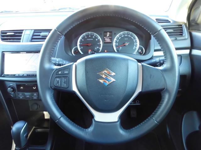 スイフト ＸＬ　修復歴無　故障診断実施済　カロッツェリアＨＤＤナビ　フルセグテレビ　バックカメラ　Ｂｌｕｅｔｏｏｔｈ　スマートキー　ＥＴＣ　革巻ステアリング　ＨＩＤヘッドライト　フロントフォグランプ　ウインカーミラー（24枚目）