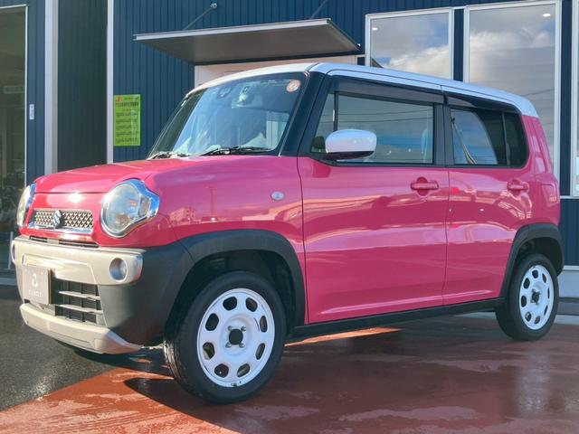 ハスラー Ｇ　ナビ　テレビ　ＢＴ　バックモニタードラレコ　スマートキー　プッシュスタート　レーダーブレーキサポート　シートヒーター　横滑り防止装置　アイドリングストップ　オートエアコン　純正ホワイトアルミ　電格ミラ（3枚目）