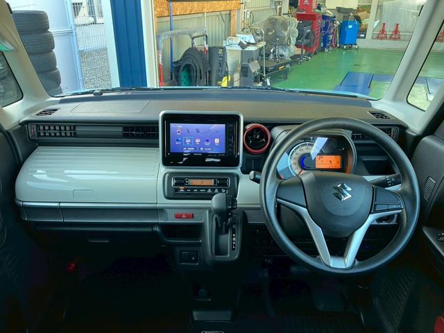 スペーシア ハイブリッドＸ　ナビ　ＴＶ　ＢＴオーディオ　両側電動スライド　ＥＴＣ　スズキセーフティーサポート　スマートキー　プッシュスタート　ロールサンシェード　ドライブレコーダー　シートヒーター　オートエアコン　コーナーセンサ（11枚目）