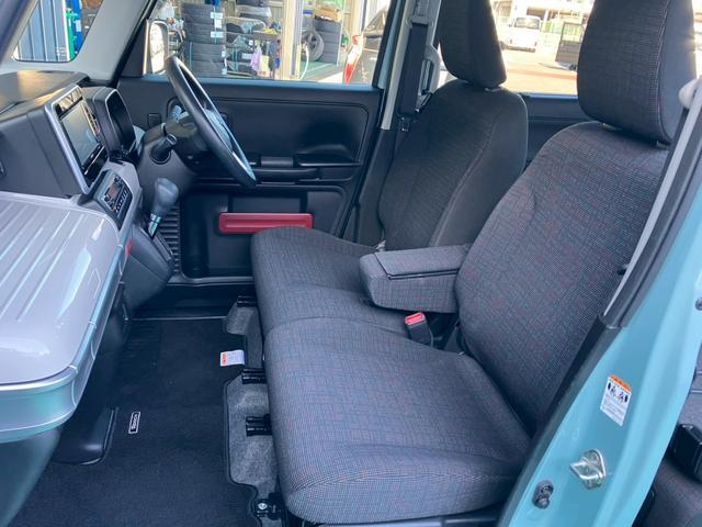 スペーシア ハイブリッドＸ　ナビ　ＴＶ　ＢＴオーディオ　両側電動スライド　ＥＴＣ　スズキセーフティーサポート　スマートキー　プッシュスタート　ロールサンシェード　ドライブレコーダー　シートヒーター　オートエアコン　コーナーセンサ（16枚目）