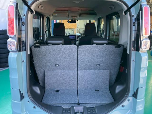 スペーシア ハイブリッドＸ　ナビ　ＴＶ　ＢＴオーディオ　両側電動スライド　ＥＴＣ　スズキセーフティーサポート　スマートキー　プッシュスタート　ロールサンシェード　ドライブレコーダー　シートヒーター　オートエアコン　コーナーセンサ（19枚目）