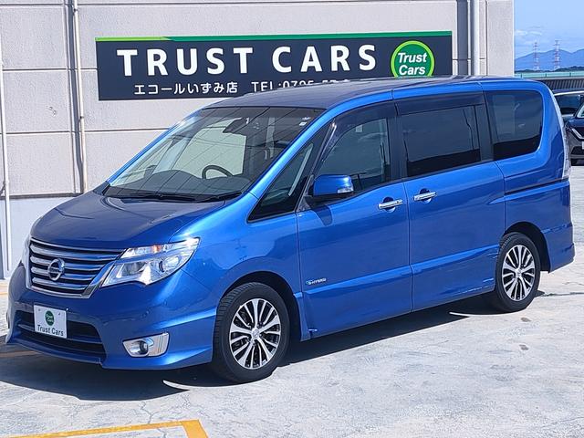 セレナ ハイウェイスター　Ｖセレクション＋セーフティ　ＳＨＶ　禁煙車／フリップダウン／アラウンドビュー／両側Ｐスラ／エマブレ／クルコン／８インチナビ／フルセグ／ＤＶＤ／Ｂｌｕｅｔｏｏｔｈ／ビルトインＥＴＣ／ＬＥＤヘッドライト／１６インチアルミ（14枚目）
