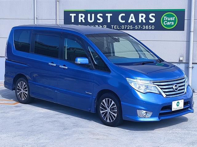 セレナ ハイウェイスター　Ｖセレクション＋セーフティ　ＳＨＶ　禁煙車／フリップダウン／アラウンドビュー／両側Ｐスラ／エマブレ／クルコン／８インチナビ／フルセグ／ＤＶＤ／Ｂｌｕｅｔｏｏｔｈ／ビルトインＥＴＣ／ＬＥＤヘッドライト／１６インチアルミ（15枚目）