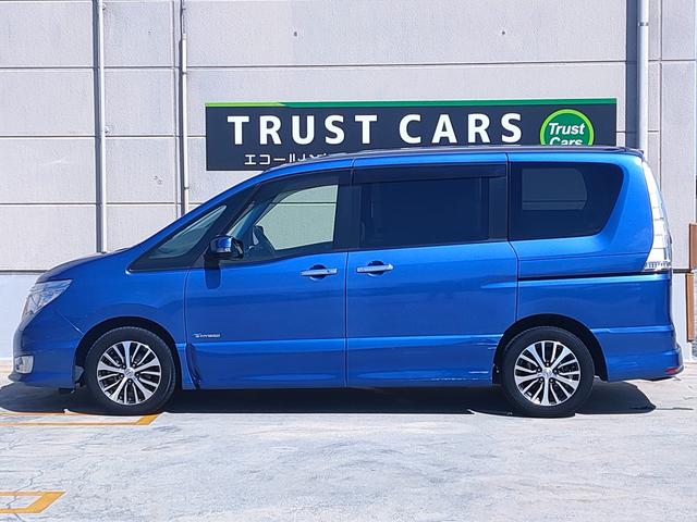 セレナ ハイウェイスター　Ｖセレクション＋セーフティ　ＳＨＶ　禁煙車／フリップダウン／アラウンドビュー／両側Ｐスラ／エマブレ／クルコン／８インチナビ／フルセグ／ＤＶＤ／Ｂｌｕｅｔｏｏｔｈ／ビルトインＥＴＣ／ＬＥＤヘッドライト／１６インチアルミ（16枚目）