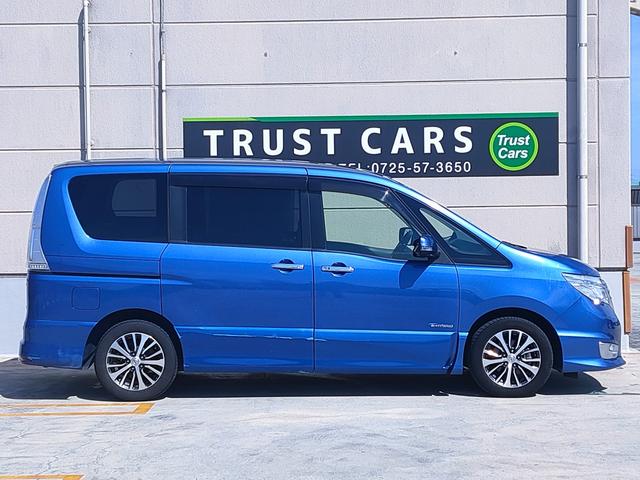 セレナ ハイウェイスター　Ｖセレクション＋セーフティ　ＳＨＶ　禁煙車／フリップダウン／アラウンドビュー／両側Ｐスラ／エマブレ／クルコン／８インチナビ／フルセグ／ＤＶＤ／Ｂｌｕｅｔｏｏｔｈ／ビルトインＥＴＣ／ＬＥＤヘッドライト／１６インチアルミ（17枚目）