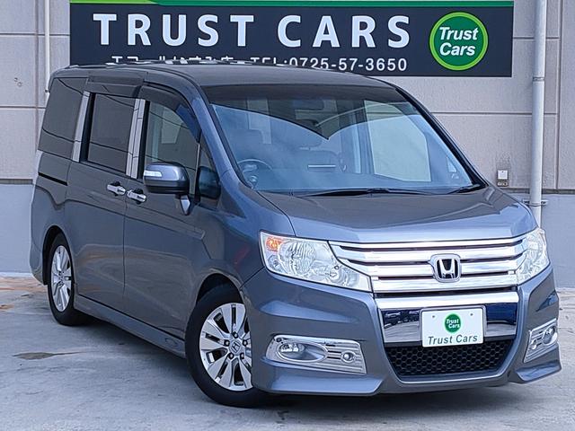 ステップワゴンスパーダ Z /スマートキー/両側パワースライドドア/6スピーカー/車高調/ナビ/バックカメラ/ETC/ダブルエアコン/16インチアルミホイール/サテライトスピーカー/革巻きステアリング(8枚目)