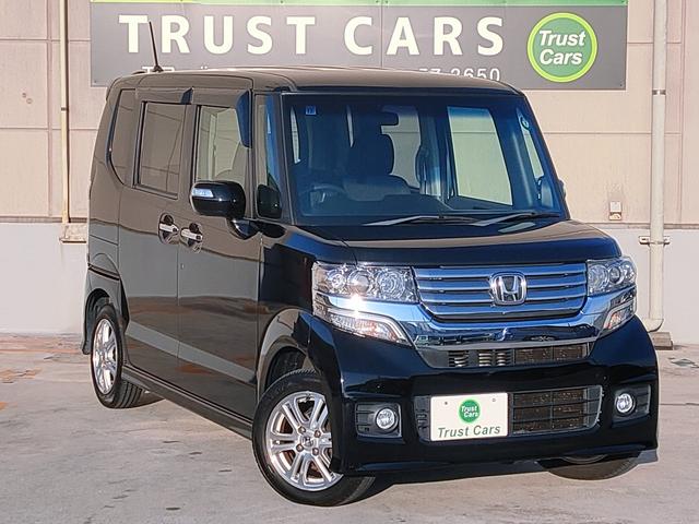 N-BOXカスタム G・Lパッケージ 両側パワースライド/フリップダウン/バックカメラ/ナビ/地デジ/DVD/キセノン/プッシュスタート/スマートキー/オートエアコン/オートライト/14インチアルミ/ISOFIX対応セカンドシート/(9枚目)