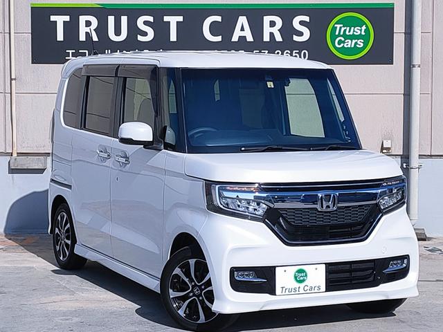 N-BOXカスタム G・Lホンダセンシング 衝突軽減/パワスラ/ナビ連動ドラレコ/ETC/ナビ/フルセグ/Bカメラ/Bluetooth/DVD再生/クルコン/フルLEDヘッド/LEDフォグ/オートハイビーム/14AW/スマートキー/(12枚目)