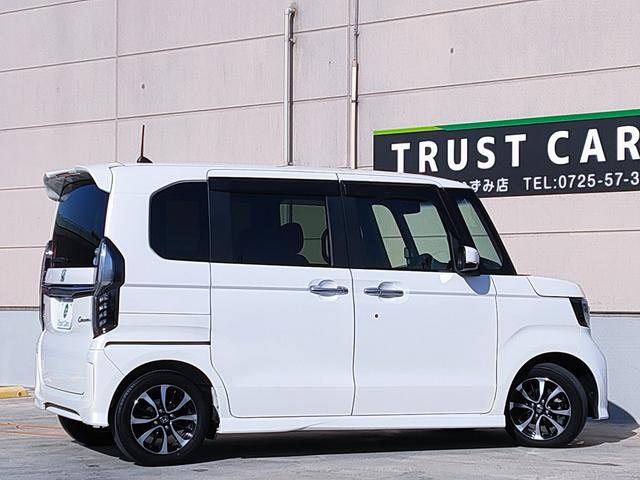 N-BOXカスタム G・Lホンダセンシング 衝突軽減/パワスラ/ナビ連動ドラレコ/ETC/ナビ/フルセグ/Bカメラ/Bluetooth/DVD再生/クルコン/フルLEDヘッド/LEDフォグ/オートハイビーム/14AW/スマートキー/(15枚目)
