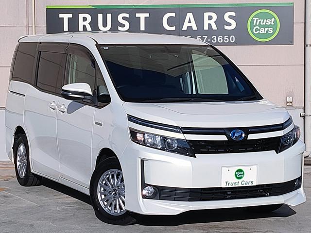 ヴォクシー ハイブリッドV 禁煙車/両側パワスラ/フリップダウン/クルコン/シートヒーター/ETC/ナビ/フルセグ/DVD再生/CD/LEDヘッド/スマートキー/プッシュスタート/15インチアルミ/(8枚目)