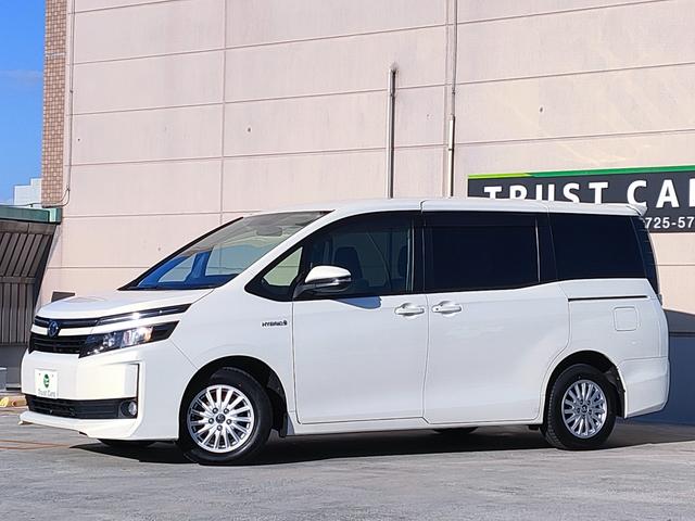 ヴォクシー ハイブリッドV 禁煙車/両側パワスラ/フリップダウン/クルコン/シートヒーター/ETC/ナビ/フルセグ/DVD再生/CD/LEDヘッド/スマートキー/プッシュスタート/15インチアルミ/(10枚目)