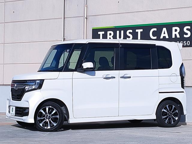 Ｎ－ＢＯＸカスタム Ｇ・Ｌホンダセンシング　禁煙車／衝突軽減／パワスラ／ナビ／バックカメラ／ＥＴＣ／クルコン／フルセグ／Ｂｌｕｅｔｏｏｔｈ／ＤＶＤ再生／ＣＤ／オートエアコン／プッシュスタート／ＬＥＤヘッドライト／１４インチアルミ／（13枚目）