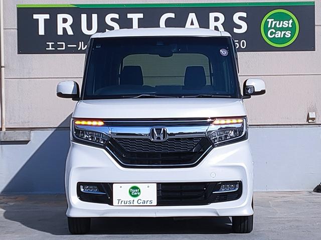 Ｎ－ＢＯＸカスタム Ｇ・Ｌホンダセンシング　禁煙車／衝突軽減／パワスラ／ナビ／バックカメラ／ＥＴＣ／クルコン／フルセグ／Ｂｌｕｅｔｏｏｔｈ／ＤＶＤ再生／ＣＤ／オートエアコン／プッシュスタート／ＬＥＤヘッドライト／１４インチアルミ／（16枚目）