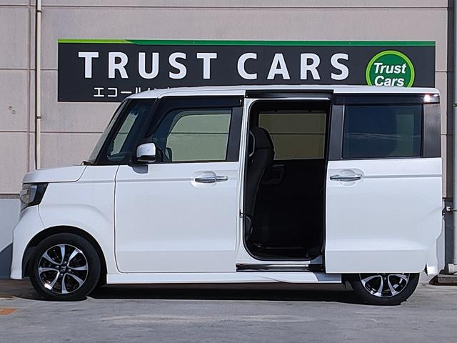 Ｎ－ＢＯＸカスタム Ｇ・Ｌホンダセンシング　禁煙車／衝突軽減／パワスラ／ナビ／バックカメラ／ＥＴＣ／クルコン／フルセグ／Ｂｌｕｅｔｏｏｔｈ／ＤＶＤ再生／ＣＤ／オートエアコン／プッシュスタート／ＬＥＤヘッドライト／１４インチアルミ／（19枚目）