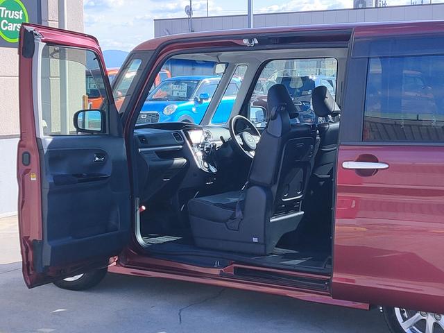 タント カスタムX トップエディションSA スマアシ/ETC/ナビ/バックカメラ/Bluetooth/DVD再生/パワスラ/LEDヘッド/フォグランプ/14AW/プッシュスタート/スマートキー/ハーフレザーシート/オートエアコン/ISO FIX(3枚目)