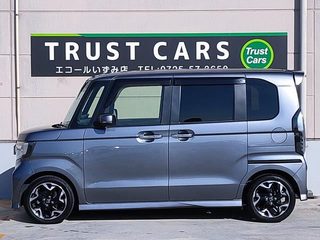Ｎ－ＢＯＸカスタム Ｇ・Ｌターボホンダセンシング　禁煙／ホンダセンシング／両側パワスラ／ナビ／地デジ／Ｂｌｕｅｔｏｏｔｈ／ＥＴＣ／８スピーカー／クルコン／パドルシフト／スマートキー／プッシュスタート／フルＬＥＤヘッド／ハーフレザーシート／（18枚目）