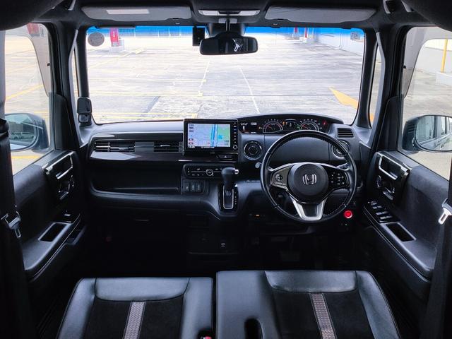 Ｎ－ＢＯＸカスタム Ｇ・Ｌターボホンダセンシング　禁煙／ホンダセンシング／両側パワスラ／ナビ／地デジ／Ｂｌｕｅｔｏｏｔｈ／ＥＴＣ／８スピーカー／クルコン／パドルシフト／スマートキー／プッシュスタート／フルＬＥＤヘッド／ハーフレザーシート／（20枚目）