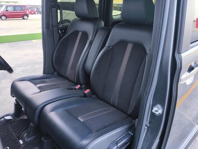 Ｎ－ＢＯＸカスタム Ｇ・Ｌターボホンダセンシング　禁煙／ホンダセンシング／両側パワスラ／ナビ／地デジ／Ｂｌｕｅｔｏｏｔｈ／ＥＴＣ／８スピーカー／クルコン／パドルシフト／スマートキー／プッシュスタート／フルＬＥＤヘッド／ハーフレザーシート／（38枚目）